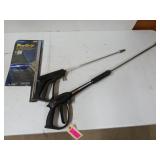 Two pressure washer sprayer handles, and a new
