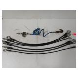 Blue ox 3 ft safety cables, and a blue cable w