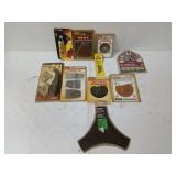 Assorted blades, router bits, all items new in