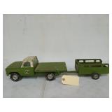 Metal nylint toy truck and trailer