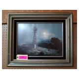 Framed windberg print 19 x 23