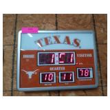 Texas longhorns scoreboard clock 10x13