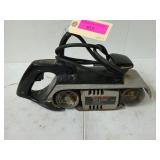 Black and Decker belt sander, missing dust bag,