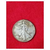 1943 S walking liberty half dollar