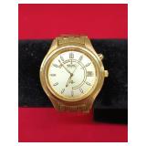 Seiko kinetic watch, face is cracked, clasp is