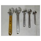 2 - 12", 2 - 8", 6" adjustable wrenches