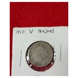 1910 V nickel