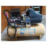 Campbell hausfeld 15 gallon air compressor, works