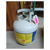 Empty propane bottle