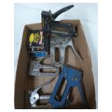 5 staple guns, staples