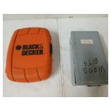 Black & Decker drill bits, and wood bits