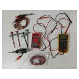 2 multimeters, test light, etc
