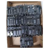 Large assortment of breakers 15A - 60A