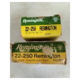 37 rds 22-250 REM 55 gr SP