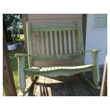 Wooden rocking lounger 49x48