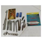 Asst air chucks, tire pressure gauges, tip