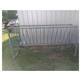 Galvanized hay feeder 48x28x96
