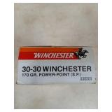 20 rds 30-30 Winchester 170 gr Power-Point