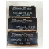 145 rds 9 mm Luger 115 gr FMJ