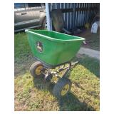John Deere pull behind fertilizer, seed thrower