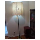 Beautiful brass floor lamp with marble base 65"