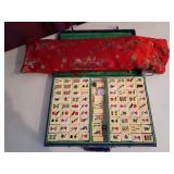 Mahjong game set in case