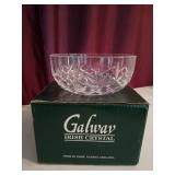 Galway Irish Crystal bowl 8"