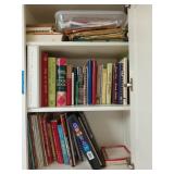 Cabinet of cookbooks