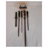 5 knife sharpeners, Alaskan ULU knife