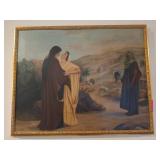 Framed oil on canvas 24 x 30