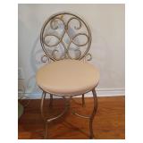 Metal cushionsd chair