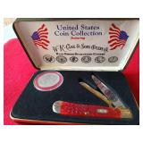 Case XX 6254 United States coin collection