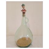 Glass jar w/ wooden stopper