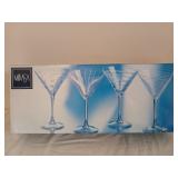 Mikasa 4 pc martini glasses