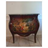 Burled Walnut Bombay chest 36 x 15 x 36