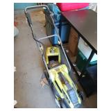 Ryobi 13 inch electric mower with Leaf