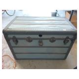 Blue trunk, 24x37x20 in