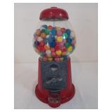 Carousel gumball machine with old gumballs 12"