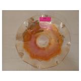 Carnival glass bowl 11.5"