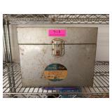 Metal porta-file storage box