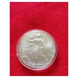 2004 American Silver Eagle dollar coin 1 oz fine