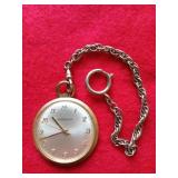 Caravelle pocket watch, works