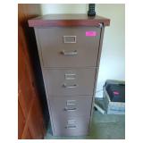 Four drawer filing cabinet, 52x18x25", with