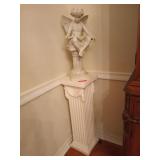 Rosin angel 20" on pedestal 9.5 x 9.5 x 9.5