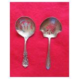 2 Sterling spoons 48 g