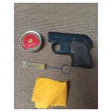 Walther U.P. Mod. 1 starter pistol, ammo