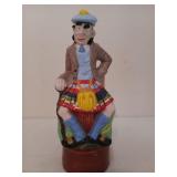 Drunk clown decanter 12"