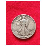 1939 walking liberty half dollar