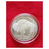 Indian Head / Buffalo silver bullion round - one