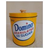 Domino granulated sugar tin 7.5 x 6.5